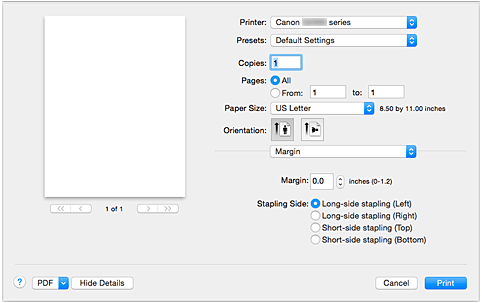 Canon : PIXMA Manuals : G2000 series : Margin